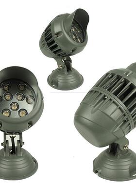 LED投光灯外壳射灯外壳led户外3W6W9W18W24W36W插地灯外壳