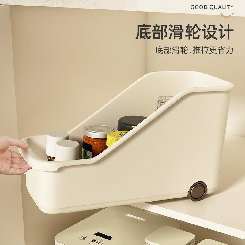【福福】厨房锅具收纳架塑料置物锅盖架橱柜收纳盒整理储物架子神