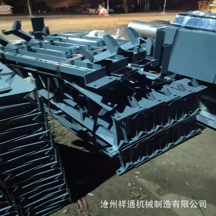 摖三联托辊架支架TD7YLK5调偏组摩托辊支槽型头架尾架托辊支架