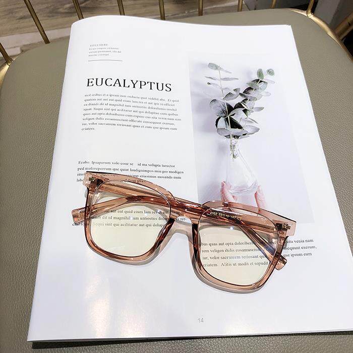 新款G框M眼镜框女潮复古方形T黑平光镜防蓝光辐眼R镜女大框射可配