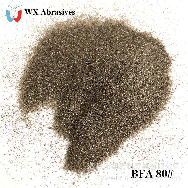 河南80目棕刚玉对辊砂豫西地区金刚砂F80硬度磨料原料喷砂氧化铝