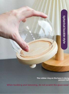 球扣夜光玻璃盖古董永恒花玻璃球橡胶圈防跌落槽轻金属侧开关