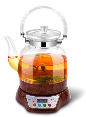 荣事金SD-1400A加厚玻璃煮茶器电煮茶壶电壶1.3L 黑茶壶
