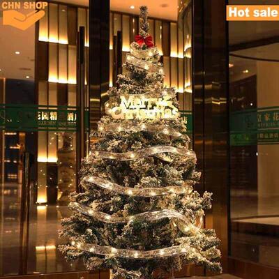 Christmas tree decorative LED lights silk ribbon light strip