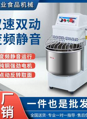 伟基业和面机商用双动双速多功能50公斤面粉搅拌机揉面机打面机