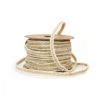 1~10PCS 10M/Roll Vintage Jute Burlap Hessian Ribbon Craft