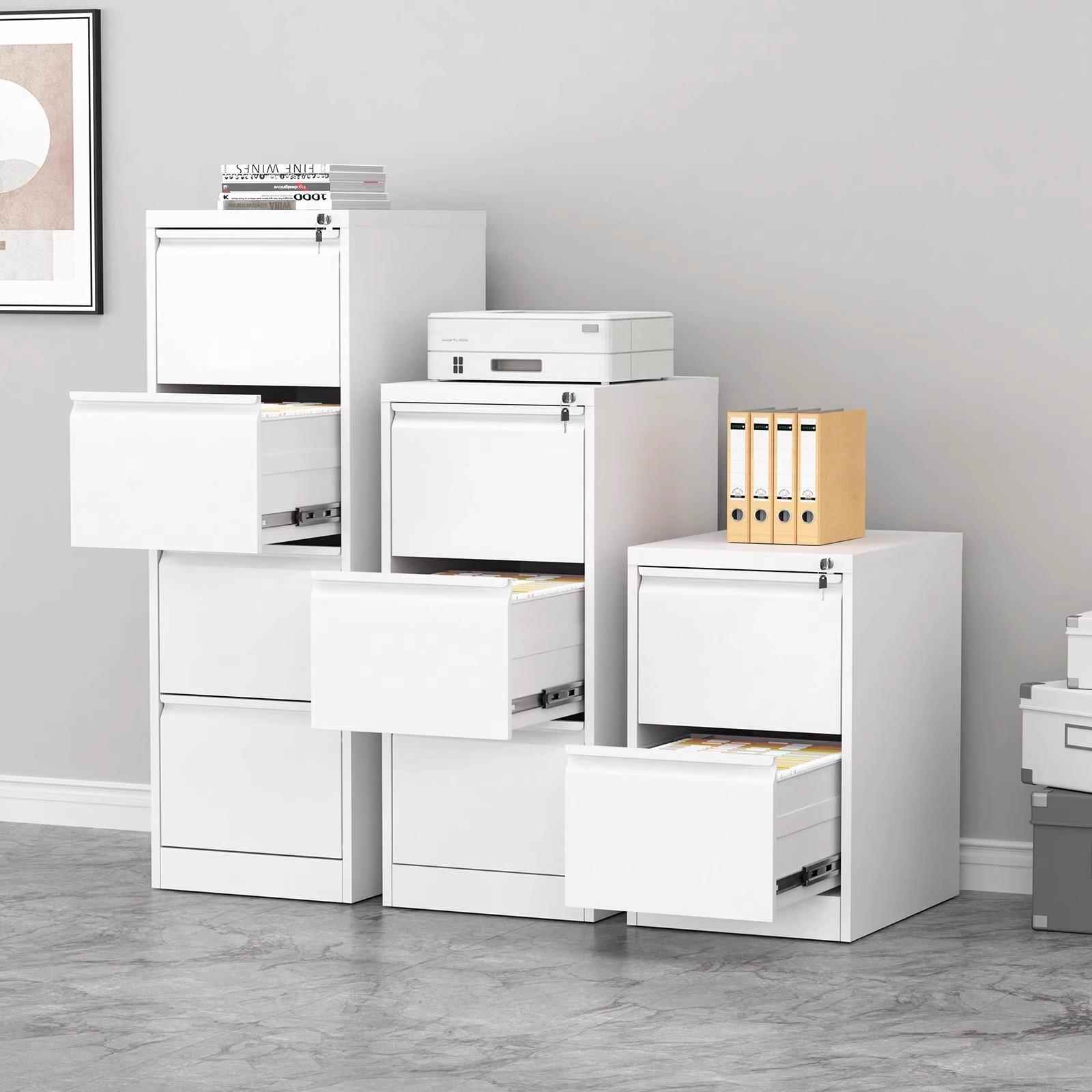 挂捞柜A4FC快劳柜卡箱办公室抽屉式文件夹柜铁皮档案合同柜四斗柜