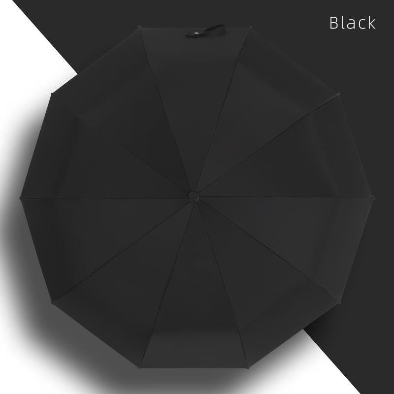 高档全自动风雨伞男士号加大抗人折叠黑双大色商务定制高档暴雨专