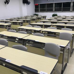双人课桌椅中小学生学习桌培训班辅导班学校教室机构会议桌H&