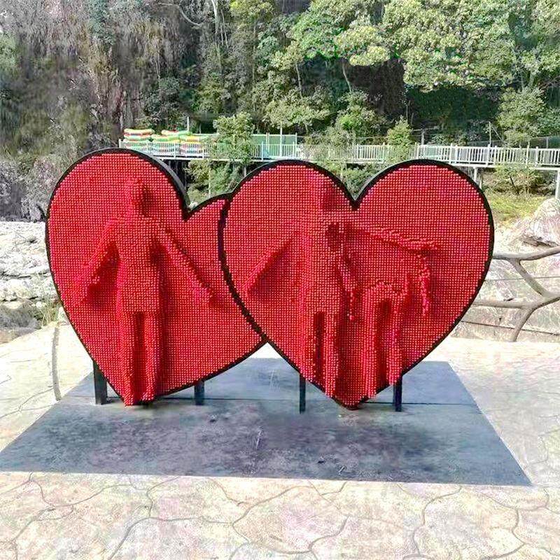 针雕三维墙墙百变球游乐互动大型翻转人体针雕网红打印针画设备