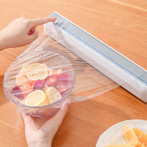 收保鲜膜切割器膜吸盘式壁挂VOK保鲜切割盒厨房节分割器可调纳切