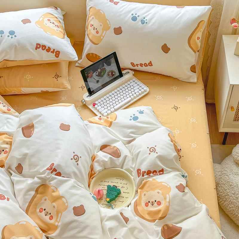 小碎花纯棉被套单件150x215单双人180x200x220x230春秋全棉被罩