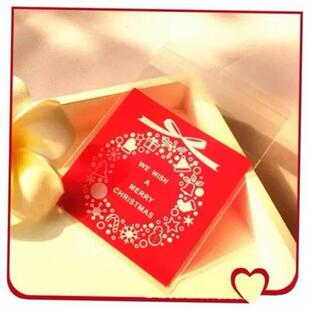 Santa Christmas Pack Cook Gift Bags Plastic 100PCS