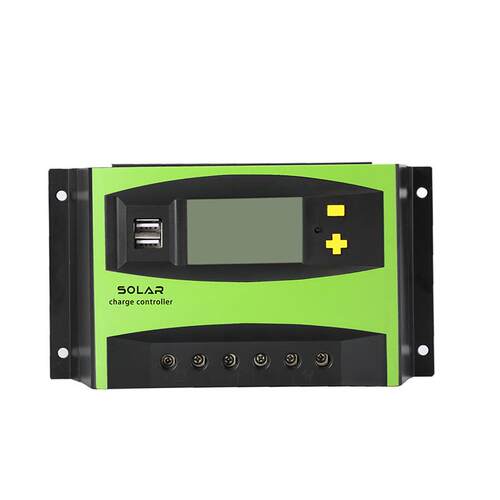 太阳能电池板控制器12V-24V20A-60A电池光伏路灯智能系统充电控制