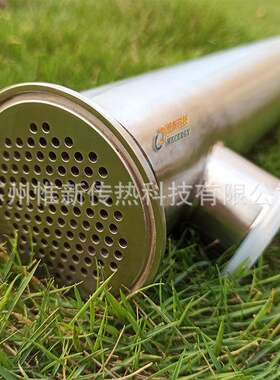 双管板换热器注射取水点冷却微管换热器316L不锈钢冷却器