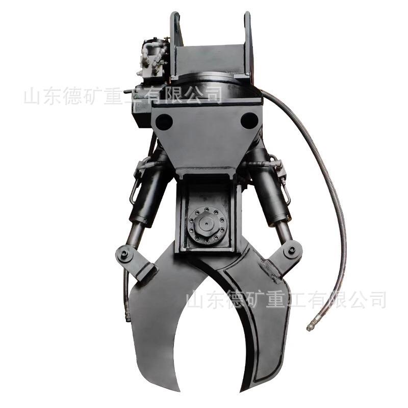 挖改砍竹机毛竹收割树木夹树剪切器切割竹子剪竹刀挖机液压剪