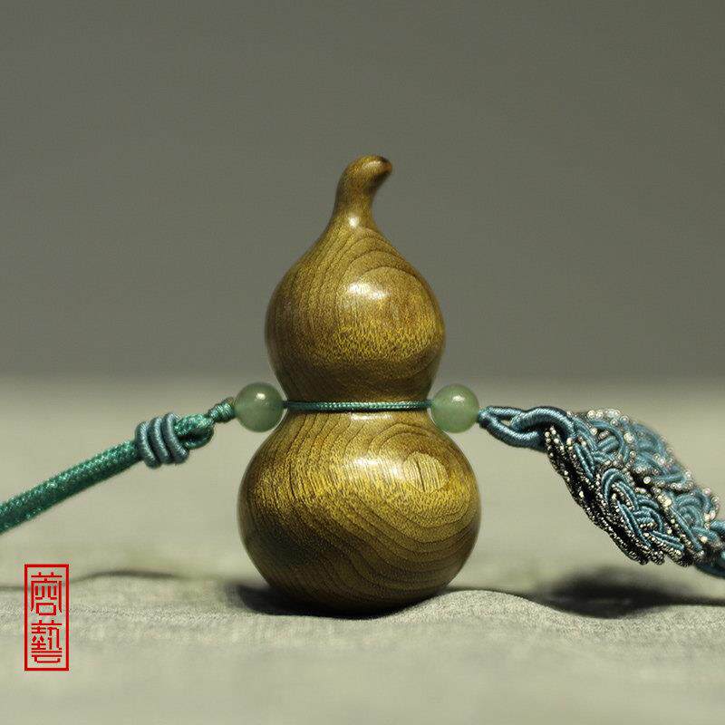 金丝楠木葫芦手把件男士把玩福禄汽车挂件盘玩生日礼物送男友长辈
