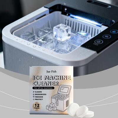 JUE FISH Ice Maker Descaling and Cleaning Tablets - Gentle H