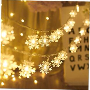 Christmas Decorations For Snowflake Hanging Light Home LED