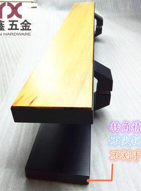 西式仿古木门拉手实木不锈钢大门拉手黑色原木色玻璃铝框大门把手