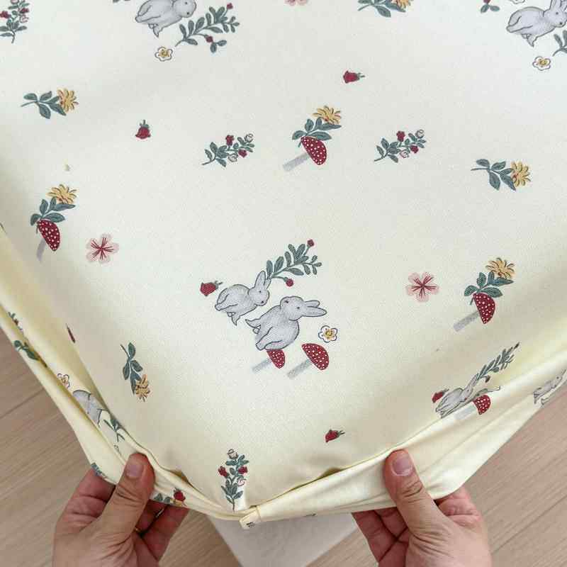 卡通加厚老粗防布单笠件儿sx202406童席床梦思床垫保护套罩滑全包