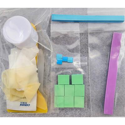 蓝宝石RX5700/XT显卡显存供电等性能强已切割双膜导热硅胶垫片