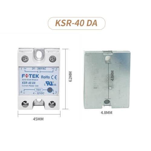 全新原装阳明FOTEK 单相固态继电器 KSR-25DA 40DA 75DA 40DAE H