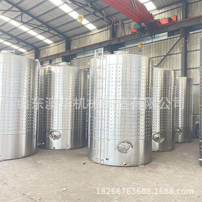 不锈钢储存罐红醋灌装高位罐酱油双层发酵储蓄罐卧式运输罐大容量