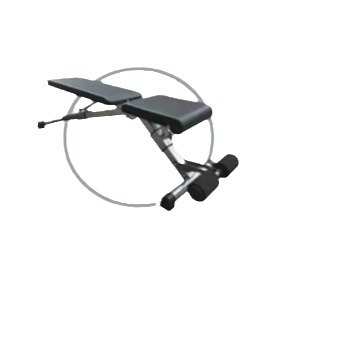 力搏森多用折叠哑铃凳 商用可调节卧推凳 仰卧起坐飞鸟凳健身长椅