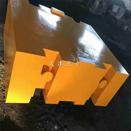 配重块5吨/10吨标准砝码M1级平板形砝码叉吊两用砝码价格