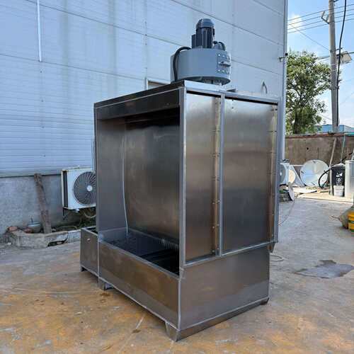 厂家直销环保帘喷风漆柜大量防水爆型KPI喷漆房不锈钢水柜净帘化