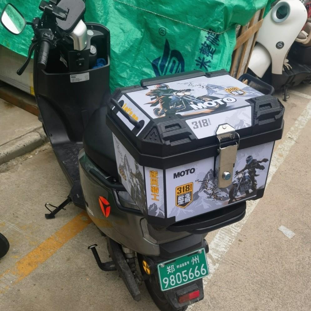 适用绿佳N6电动车尾箱电瓶车后备箱方形加厚尾架货架车支架储物架