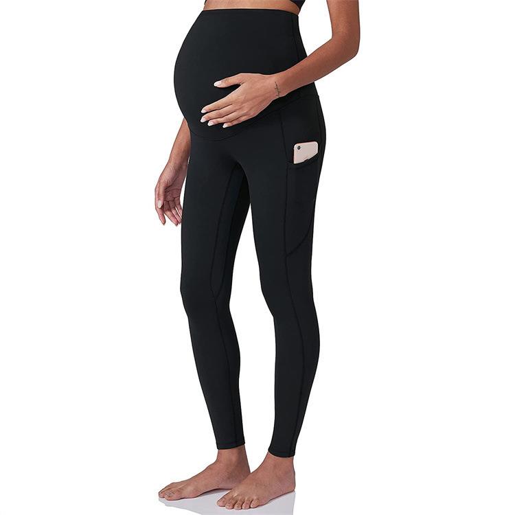 women pregnant trousers fitness sports pocket size large