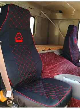 适用重汽豪沃380336座套TX340搅拌车T7H汕德卡豪瀚n5货车座套卧铺