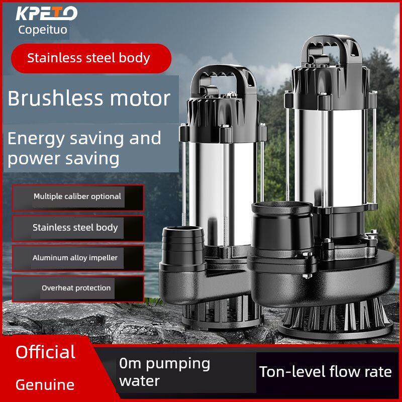 无刷直流直流潜水泵通用型12V24V48V60V大流量电动车电瓶车抽水泵