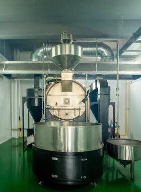 粤鼎锋80公斤咖啡烘焙机半热风大型工业咖啡烘焙设备咖啡烘豆机