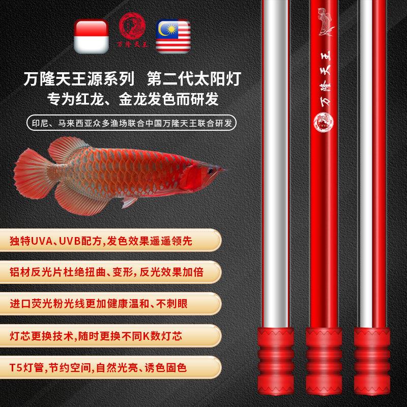 万隆天王第二代增色红龙增艳诱色防水潜水鱼缸照明灯水中灯水草品