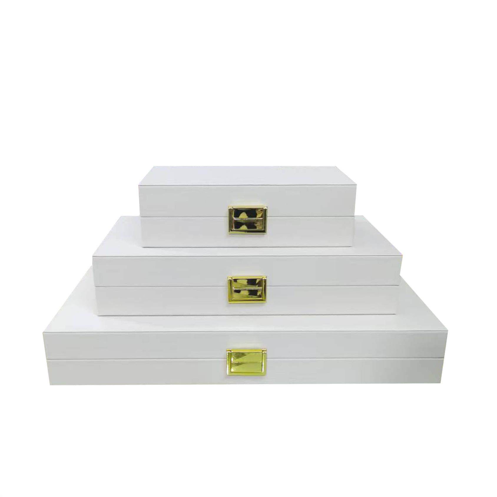 样板间床头柜衣帽间酒店展厅玄关创意软装装饰品收纳盒新中式摆件