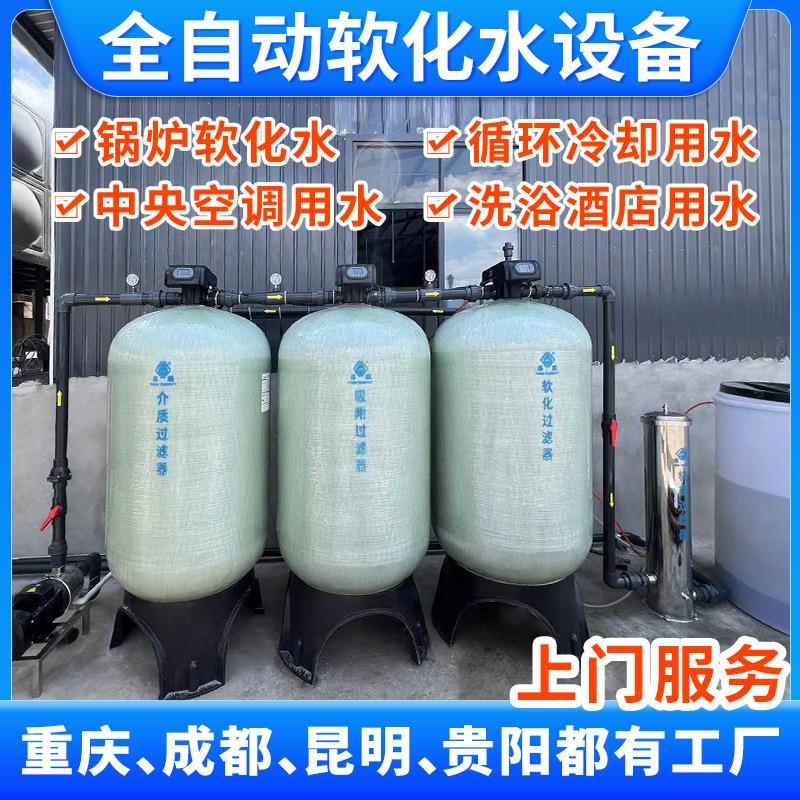 软化水设备1-100吨全自动软水器厂家直供工业锅炉软化水处理设备