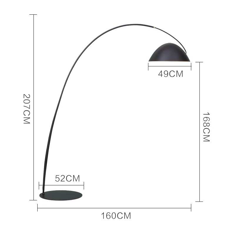 高级装饰极灯奢感沙发钓鱼客厅北欧轻式边立落地灯创意台灯简现代