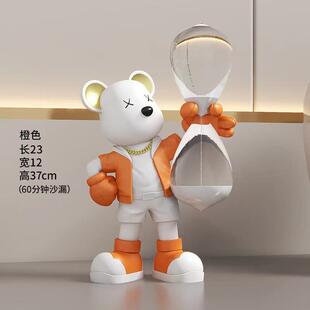 酒柜摆件客厅2026新款创意沙漏流沙瓶桌面茶几书柜玄关酒柜家居饰