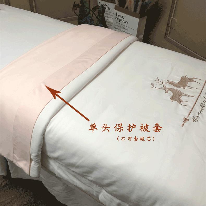 高档简约床欧纯棉美容件床罩四套美容院纯色式按摩推拿洗头专用罩