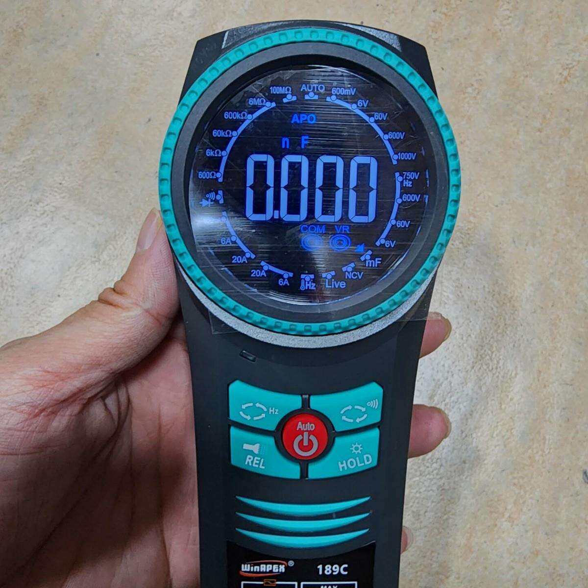 汉研189C/189D 转盘式全自动智能万用表电容电阻测试便携式高精度