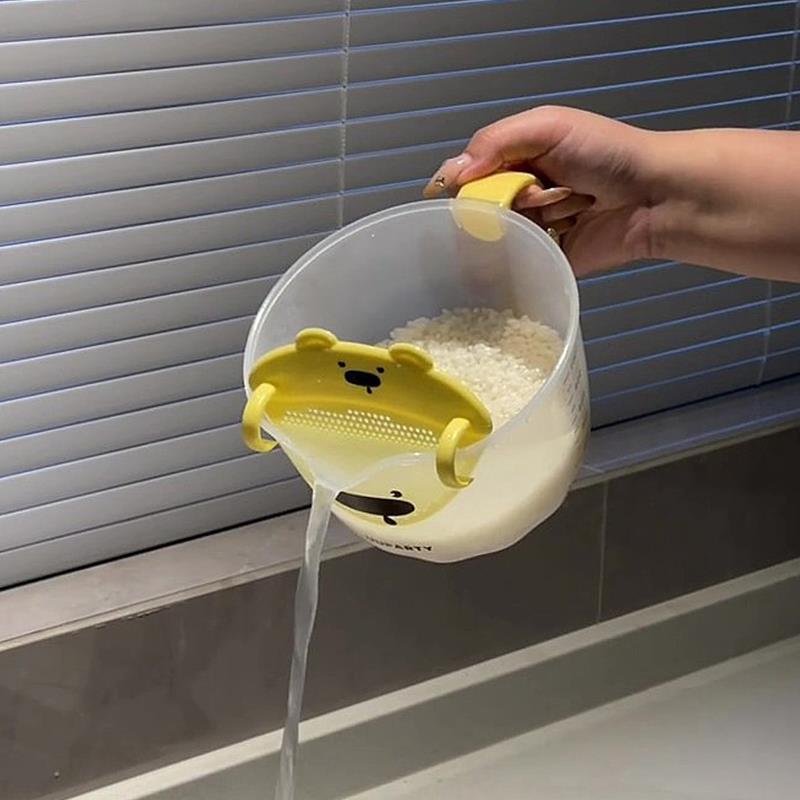 【新家的100个快递】厨房淘米神器沥水篮洗米筛过滤器可爱淘米盆