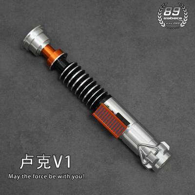 89sabers现货 曼达洛人 卢克V1光剑 全金属还原像素高亮款 收藏级
