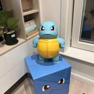 车载站姿傲娇杰尼龟创意汽车装饰车顶杰尼龟车尾公仔车外挂件