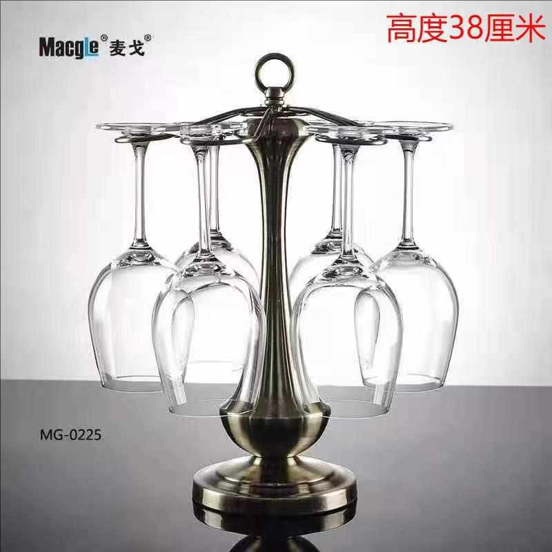 欧式红酒杯高脚杯倒挂架家用酒柜装饰品置物架子红酒杯套装一整套