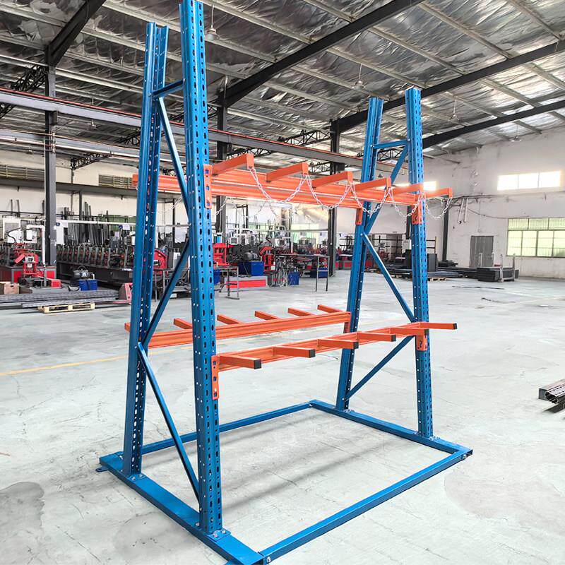 A字架人字架双面悬臂货架中型悬臂组合式堆放货架竖放铝挤型材料