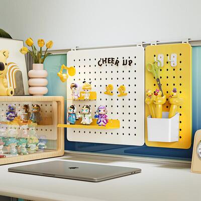 办公CDV室屏风款洞板收纳套餐桌洞面挂挂置物架书房式配件壁挂式