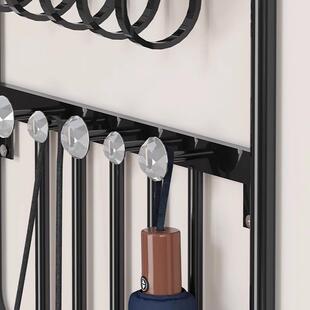 门架后挂衣架衣壁挂衣帽架入户板门BBI口墙面超薄置物挂玄关靠墙